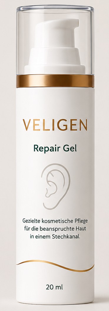 Veligen Ohrlochpflege für Ohrlöcher und Stechkanäle
